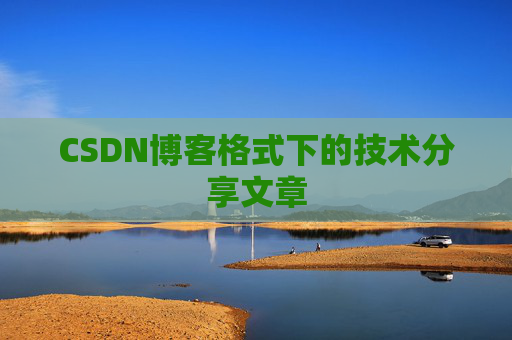 CSDN博客格式下的技术分享文章